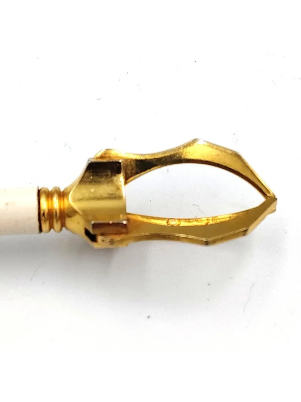 Vintage Mechanical Olive Pickle Server Gold Tone Claw Hors d'Oeuvre Grabber MCM